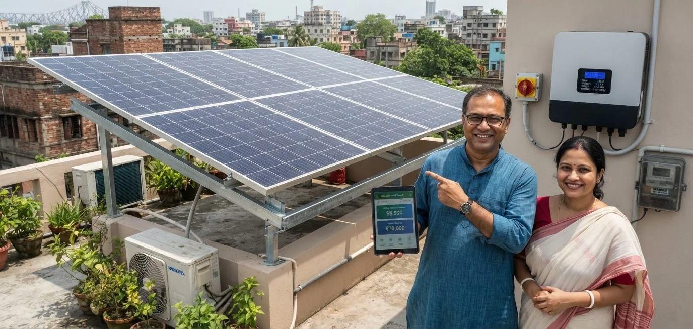 Is Solar Worth It for Homeowners in Kolkata? A Complete Guide to Savings, Subsidy & ROI (2026)